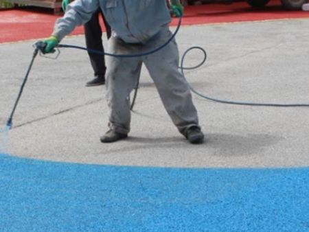 Color Pavement Sealcoat — Water-Based Micro-Asphalt System Pavement Sealcoat packaging and shipping photo 2